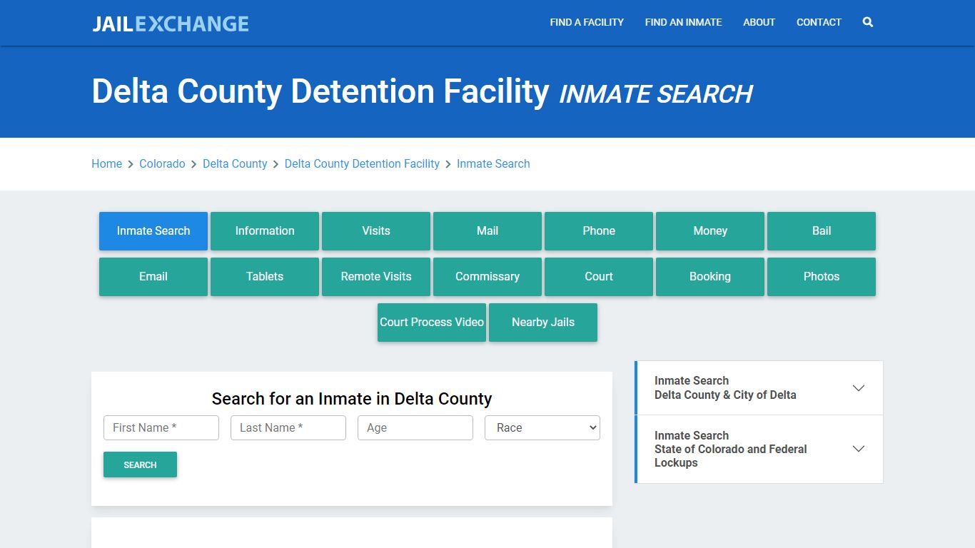 Delta County Detention Facility Inmate Search - Jail Exchange